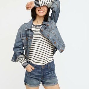 J.Crew Women Cuffed Denim Shorts Size 30